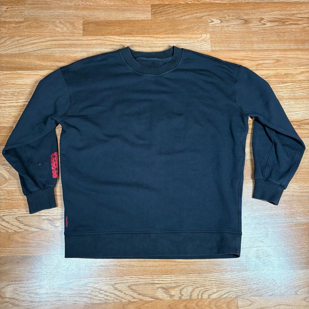 Lululemon Black Pullover Crewneck Sweatshirt Men’s Sz L Preowned